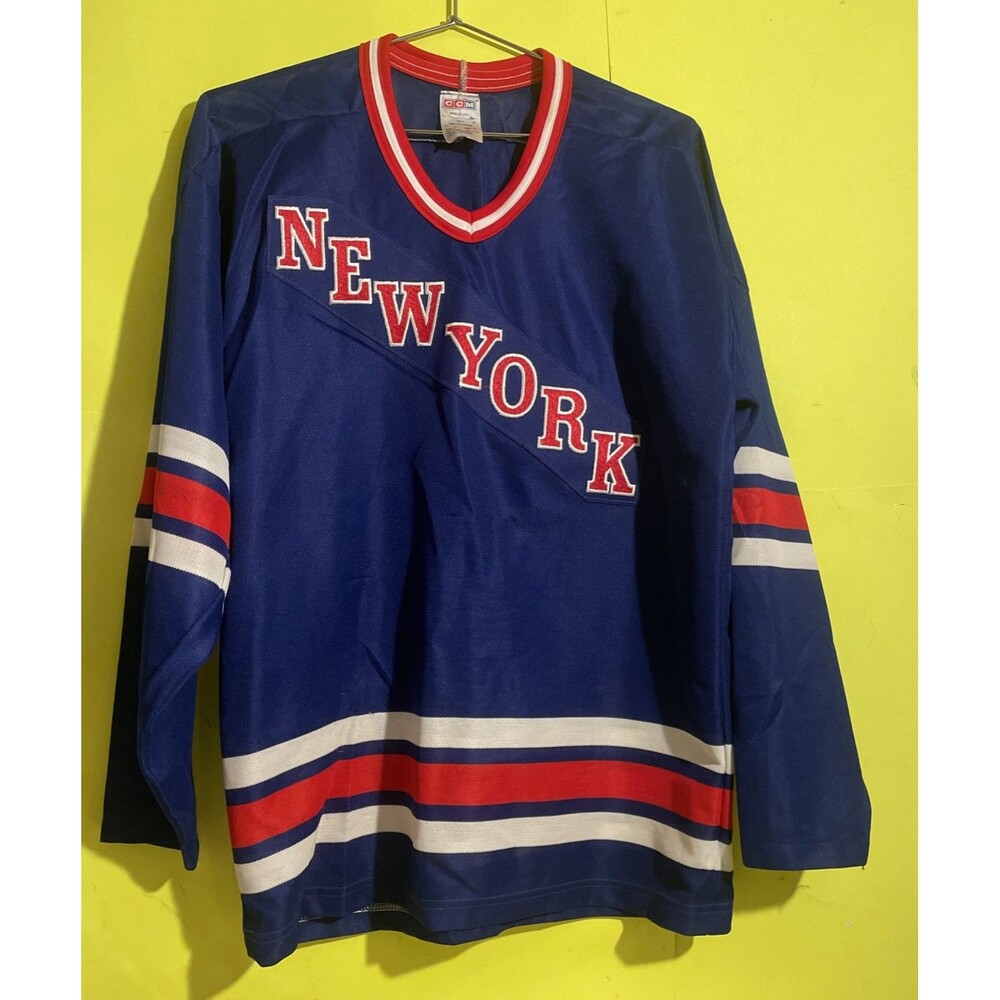 NEW YORK RANGERS CCM NHL HOCKEY JERSEY SIZE Medium Polyester